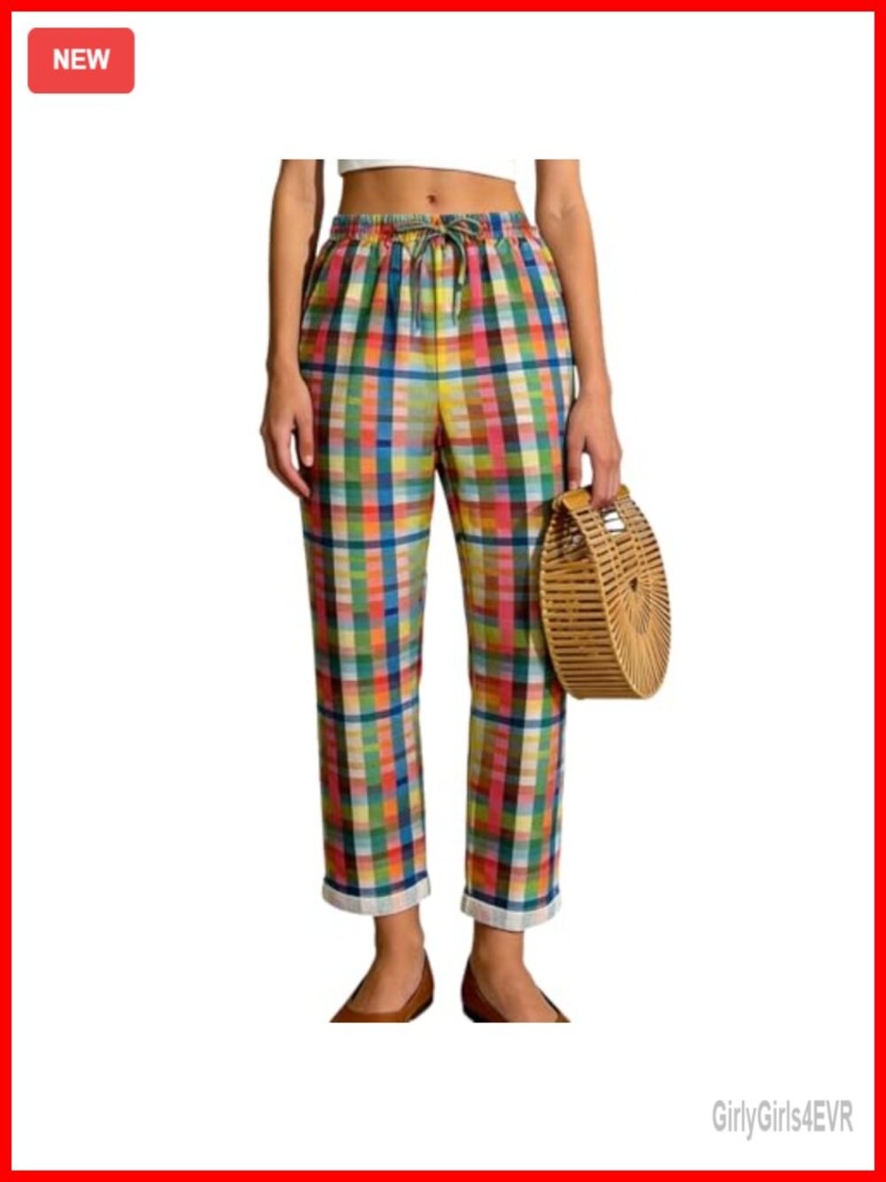 Womens Wide Leg Harem Pants Linen Blend Drawstring Pockets Casual